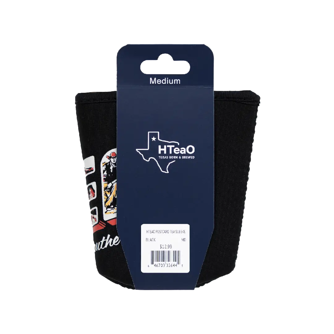 Black Postcard Medium HTeaO Tea Sleeve - Image 3