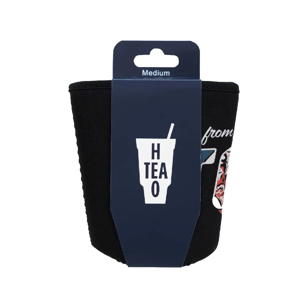 Black Postcard Medium HTeaO Tea Sleeve - Image 4
