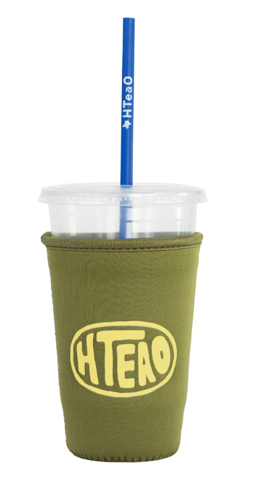 Olive Medium HTeaO Hand Drawn Circle Tea Sleeve - Image 5