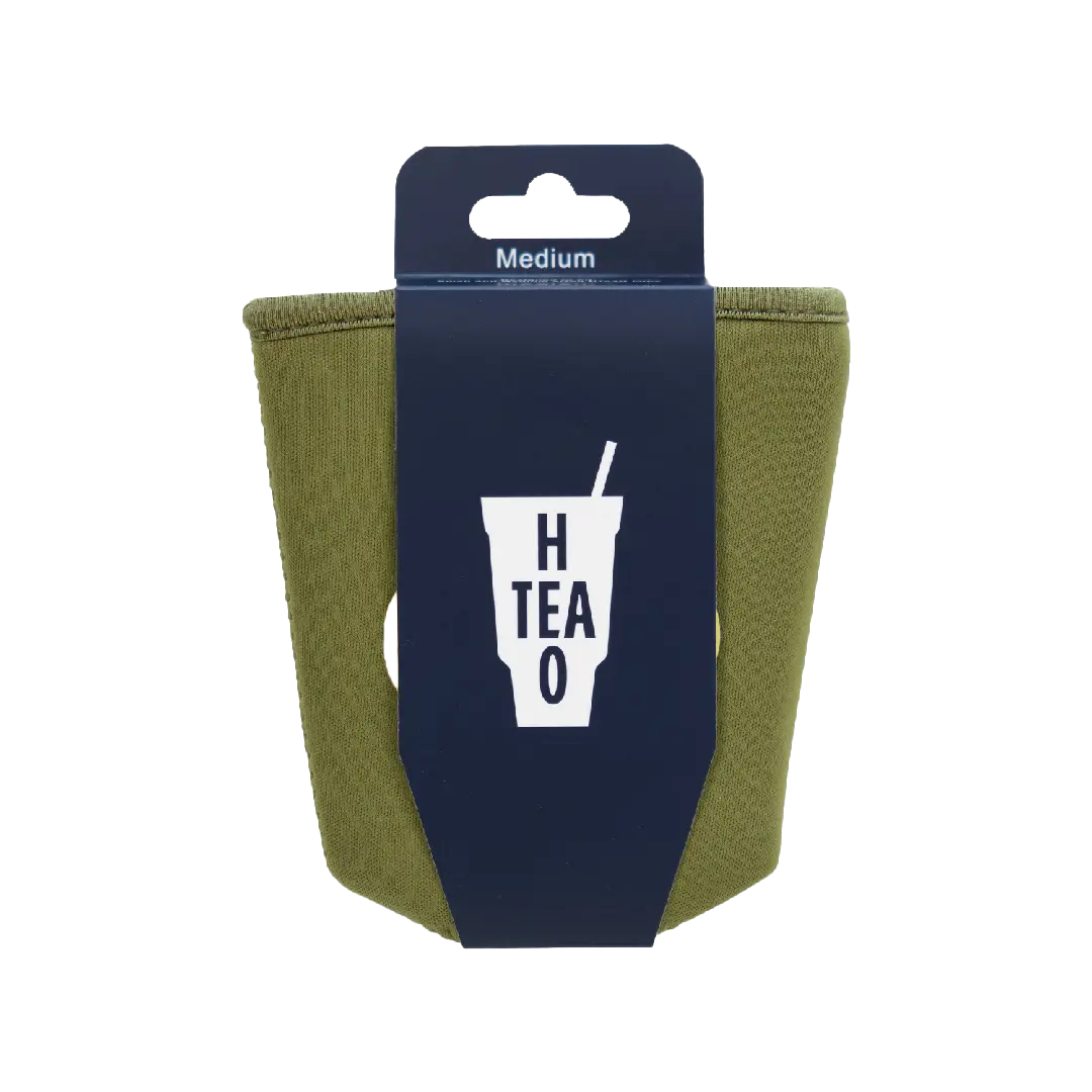 Olive Medium HTeaO Hand Drawn Circle Tea Sleeve - Image 7